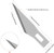DIYSELF 300 PCS Exacto Knife Blades 11, High Carbon Steel Exacto Blades, Craft Knife Blade, #11 Exacto Knife Refill Blade with Storage Case for Scrap