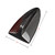 AIRSPEED Black Carbon Fiber Car Shark Fin Antenna Cover Radio Signal Base for BMW E82 E46 E90 E92 M3 Accessories (7.6'')