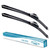 VTOGOI OEM Quality 26''+18'' Premium All-Season Auto Windshield Natural Rubber J-Hook Wiper Blades(Pack of 2)