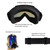 LMAVAG Dirt Bike ATV Goggles 2 Pack Motorcycle Gear for Men Women Motocross Bike Riding Offroad Helmet Ski Glasses UV400 Anti-Fog Scratch Dustproof A