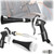 Saker Tornado Dry Cleaning Gun, Detailing Car Cleaning Gun Interior Dryer Air Blow Gun, High Pressure Blower Gun, Air Blower for Car Detailing, Quick