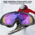 YISUGOOC Motorcycle Goggles 5 Pairs Dirt Bike Goggles UV Protection Ski Glasses Riding Dust And Windproof ATV Glasses With 3 Skull Face Mask For Men