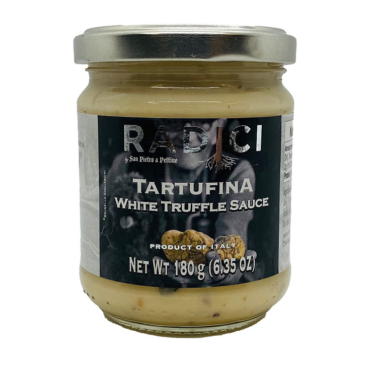 Tartufina Bianca, White Truffle Sauce, 6.35 oz (180 g), Gourmet Sauce, Condiments, Imported from Italy (Umbria)