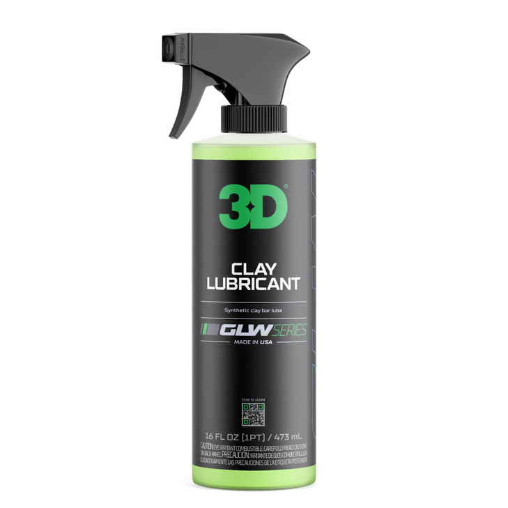 3D Clay Lubricant GLW Series | DIY Car Detailing | Hyper Slick Lubrication for Clay Bars | Eliminates Contaminants from Paint | Ultra Surface Protect