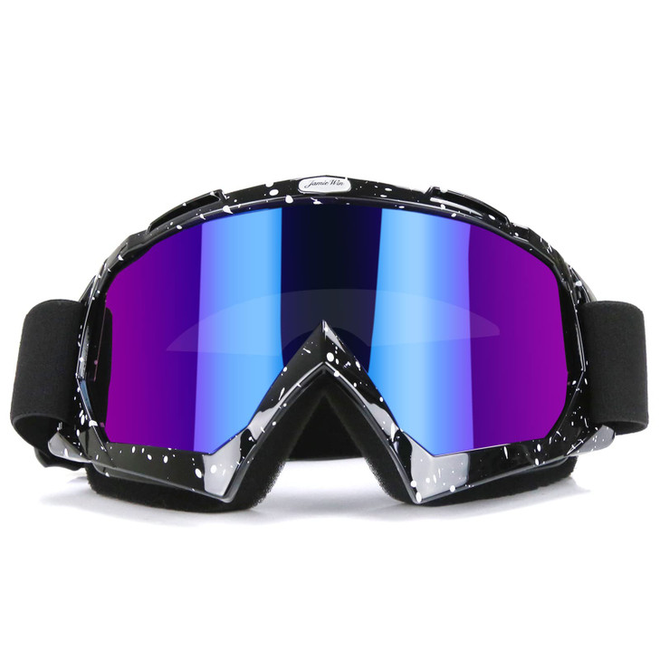 JAMIEWIN ATV Goggles for Dirt Bike, Motorcycle, Motocross, UTV, MX, Offroad Riding - Anti UV, Dustproof, Anti Fog, Racing, Skiing Goggles for Men, Wo
