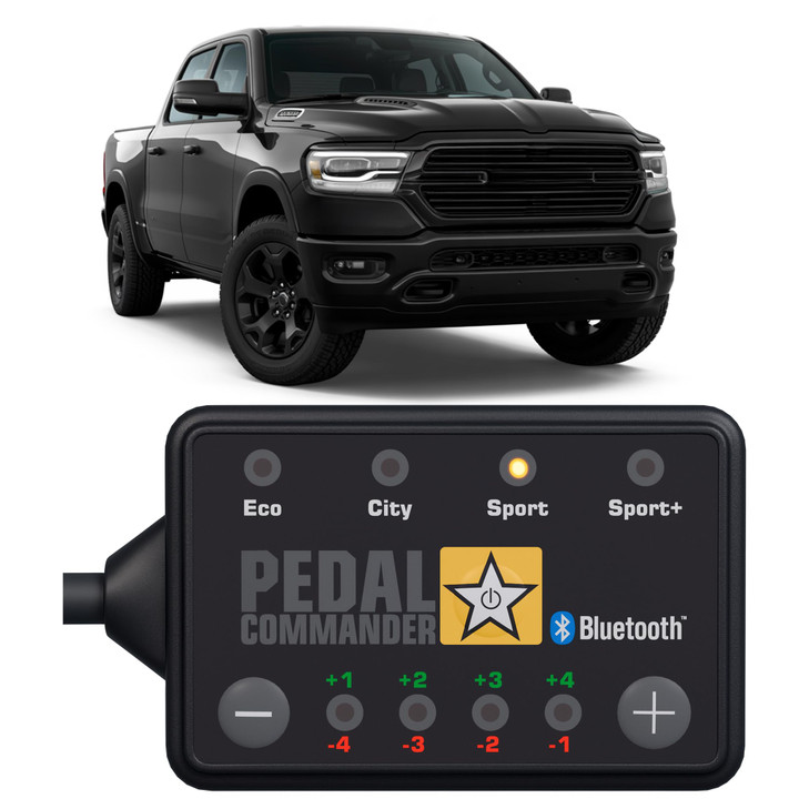 PEDAL COMMANDER for Ram 1500 New Body 2019-2025 Throttle Response Controller - Plug-and-Play, 36 Driving Settings, App Control, Off-Road Throttle Con