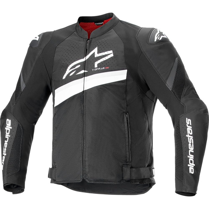 Alpinestars T-GP Plus V4 Airflow Jacket, Lightweight Mesh Construction, CE-Certified, Sport Fit, DFS Shoulder Protection, Hot Weather Riding Gear, M,