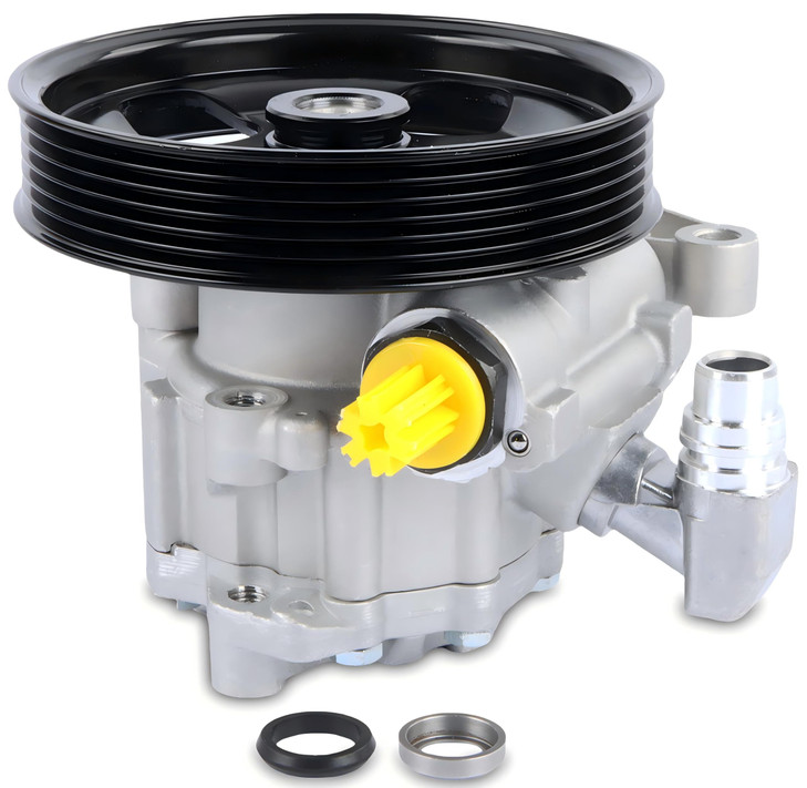 YOMALL Power Steering Pump with Pulley & Reservoir fit for 2007-2009 E350 2008-2009 E550 2006-2011 ML350 2008-2011 ML550 2007-2012 GL450 S550 GL550 C