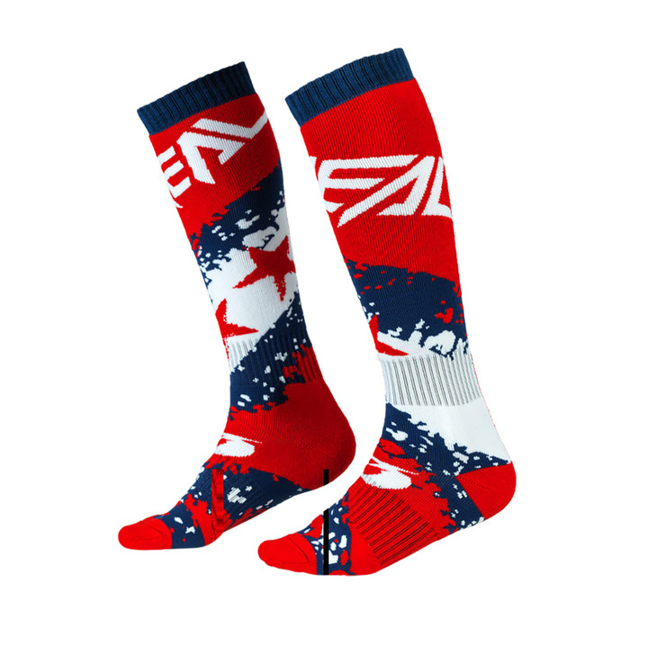 PRO MX Sock STARS, Red/Blue, One Size