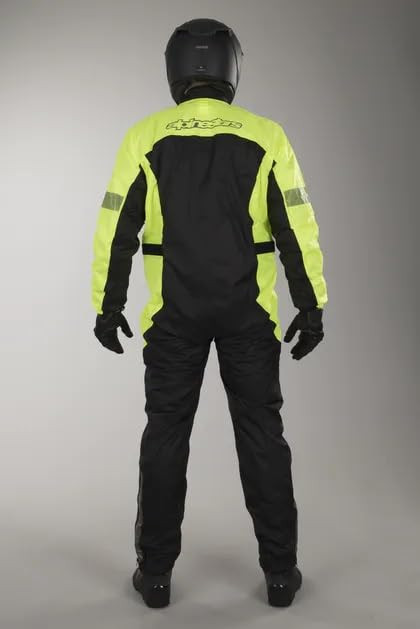 Alpinestars Hurricane One-Piece Rain Suit (X-LARGE) (YELLOW/BLACK)