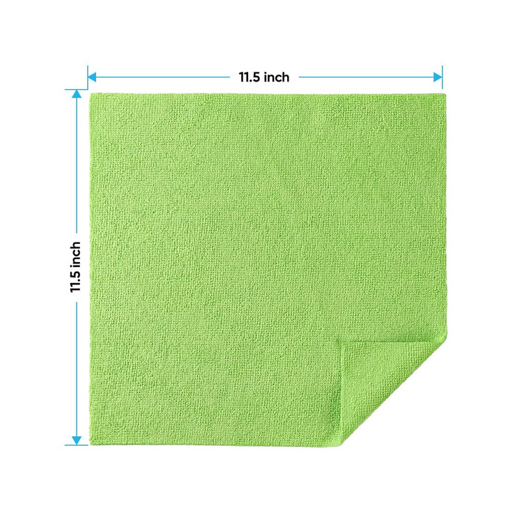 HOMEXCEL Microfiber Cleaning Cloths, 100 Pack Microfiber Towels for Cars, Lint & Scratch-Free Bulk Cleaning Rags for House, Kitchen, Car and Shop, Mu