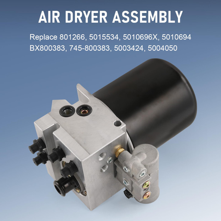 RADHLBNIU 801266 Air Dryer Compatible with Kenworth Freightliner Volvo Trucks Bus RV, Replace 5015534 5010696X