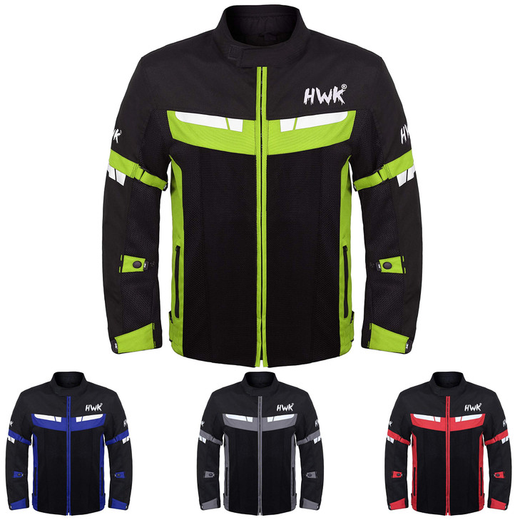 HWK XX-LARGE/GREEN - Motorcycle Jacket - Motorcycle Gear