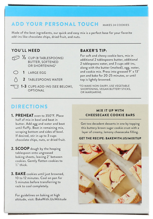 King Arthur Gluten Free Cookie Mix, 16 oz