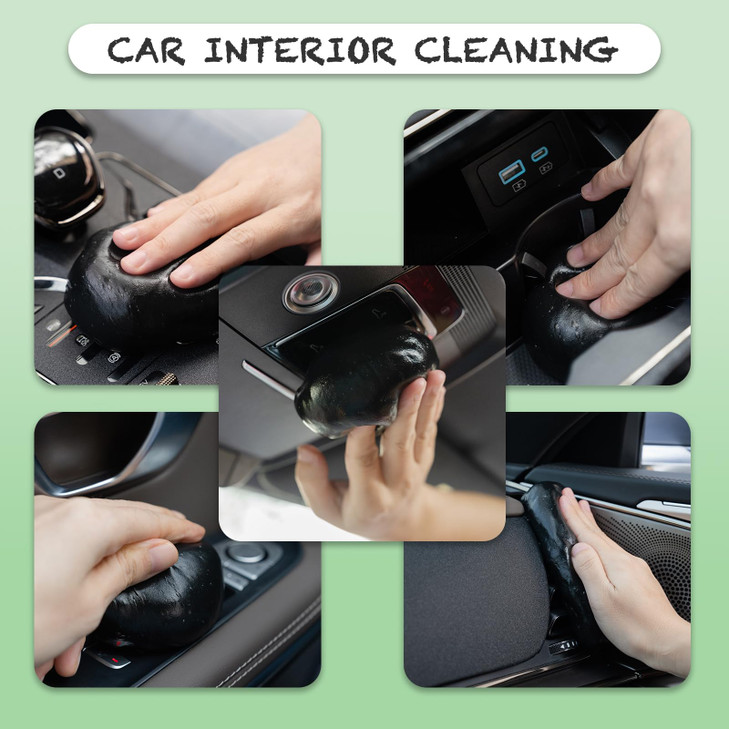 Cleaning Gel for Car Cleaner Cleaning Kit Automotive Air Vent Dust Cleaning Slime for Auto Cleaning Putty Universal Dust Car Accessories Car Interior