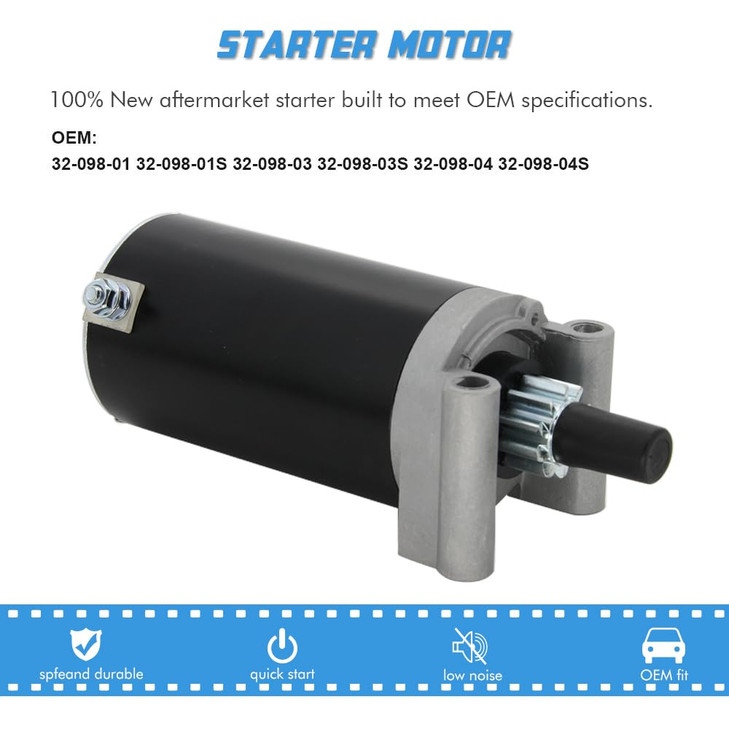 1999-1140051 Kohler Starter 7000 Series Starter Motor Replacement Compatible with Cub Cadet Kohler LT1045 LT1050 GT1554 I1046 LTX-1050 LTX-1046 XT1 X
