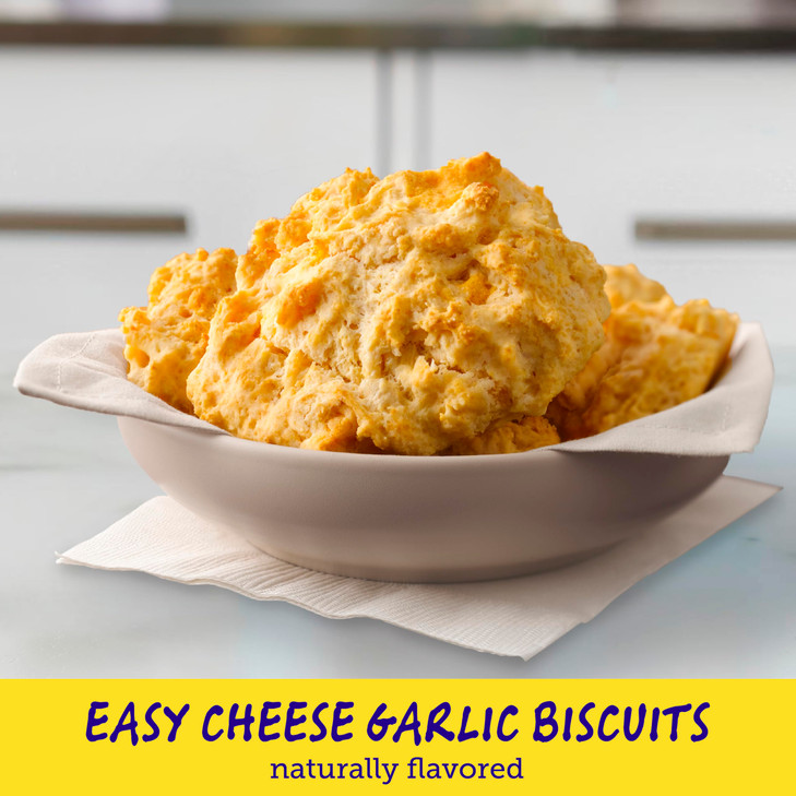 Betty Crocker Bisquick Complete Cheese Garlic Biscuit Mix, Just Add Water, 7.75 oz. (Pack of 9)