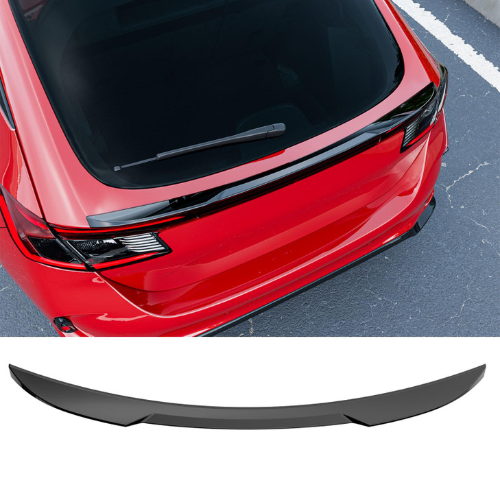 SZYANG Spoiler Compatible with 2022-2026 Honda Civic Hatchback Trunk Spoiler ABS Lip Spoiler Wing Replacement for 2022 2023 2024 2025 2026 Honda Civi