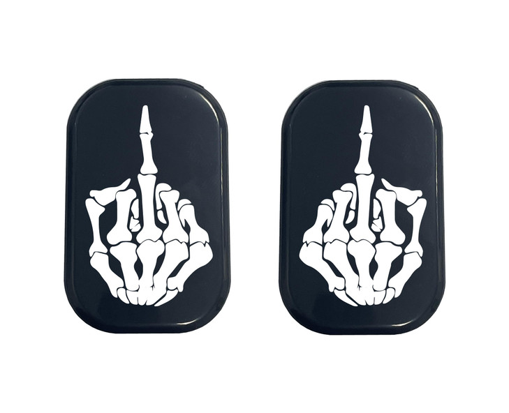 Kustom Cycle Parts Flip Off Antenna Hole Plug. Fits 2006 to 2023+ Harley Touring. Road Glide, Street Glide, Road King