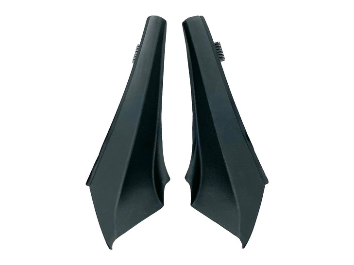 Fit for Toyota RAV4 2013-2018 Pair Front Wiper Side Cowl Extension Cover Trim Black Fender to Cowl Hood Side Seal