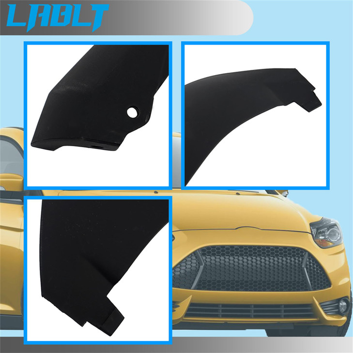 Front Bumper Spoiler Lip Chin Splitter Left and Right Replacement for Focus 2012 2013 2014 FO1095244C