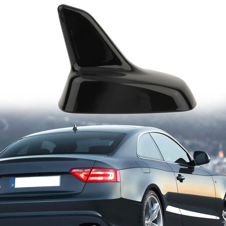 Eaglerich Car Exterior Roof Antenna Decor GPS Style Shark Fin Adhesive Decorative Dummy Antenna Aerial Compatible for Mercedes Benz A B Class New C C
