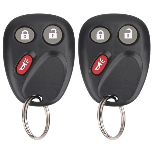 Vurkcy Keyless Entry Remote Key Fob Compatible with Chevy Tahoe Suburban Silverado Avalanche, GMC Sierra Yukon, Cadillac Escalade, Hummer H2 2003 200
