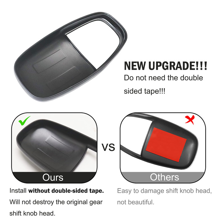 Gear Shift Knob Head Cover Trim for Dodge Charger Accessories 2015-2023 Challenger 2015-2023 2024 Durango 2016-2026 Interior Shell Insert Decoration