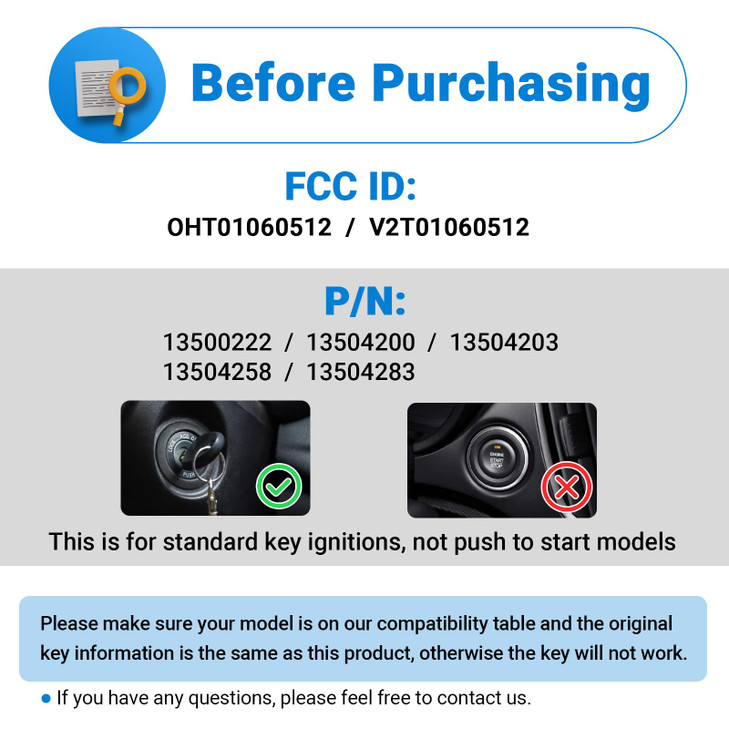 Car Key Fob Keyless Entry Remote Flip Replacement for 2010-2019 Chevy Cruze Camaro Impala Equinox Malibu Sonic/GMC Terrain/Buick Lacrosse Regal Veran
