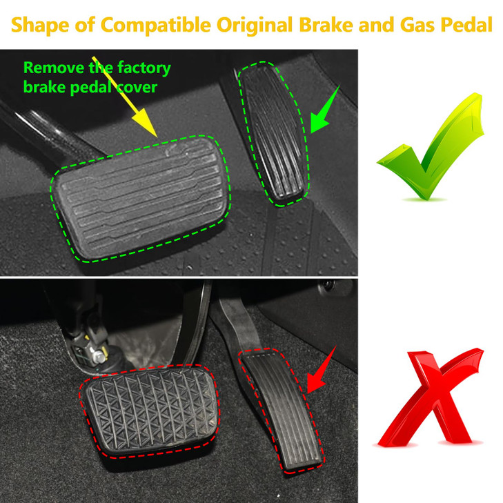 TTCR-II for Chevy Silverado 1500 Pedal Covers 2019-2025, Compatible with GMC Sierra Pedals 2019-2025, for Yukon Racing Pedal 2021-2024 Suburban and 2
