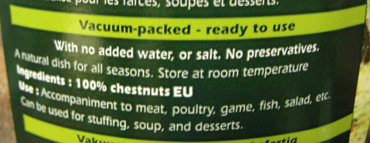 Concept Fruits Whole Roasted Chestnuts in Jar-Large 14.8 oz