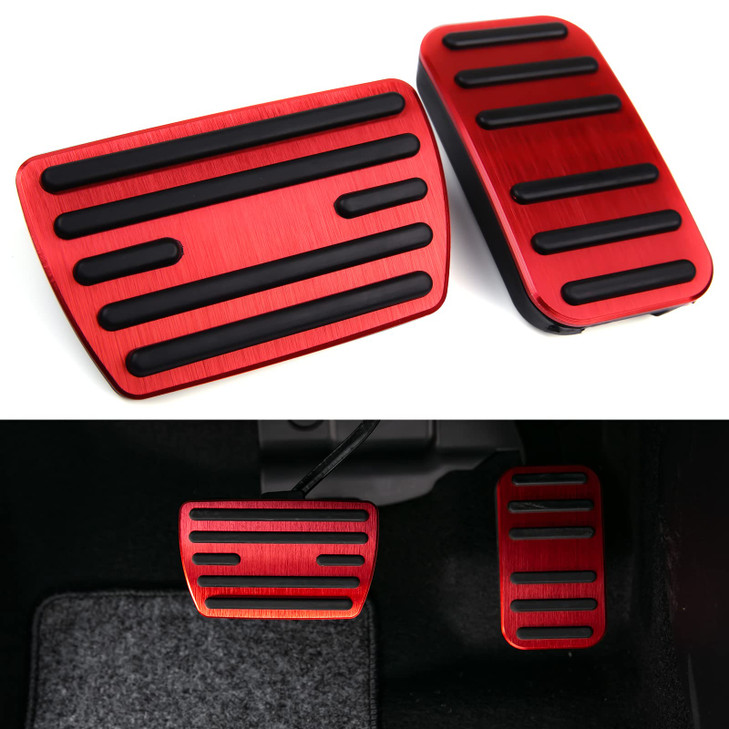 CKE Compatible with Honda Civic CRV Odyssey Pilot Passport Ridgeline Insight Accessories Sporty Car Pedals Foot Pedal Covers Brake and Accelerator Pe