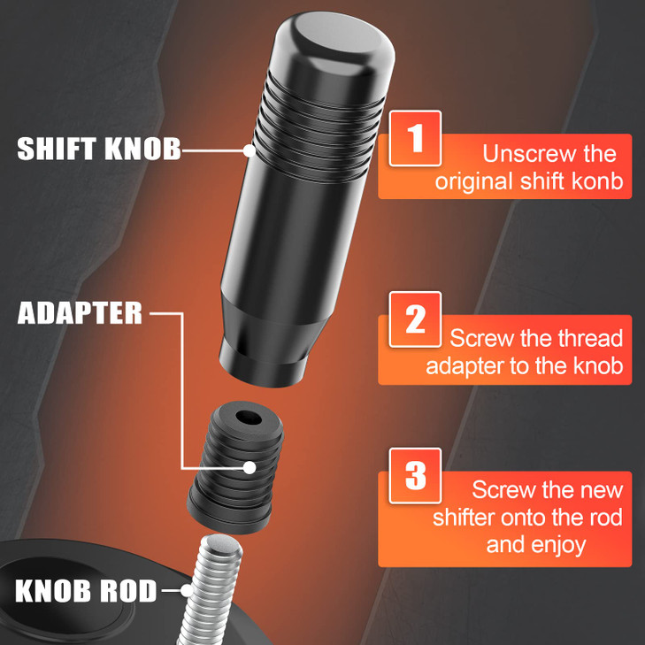 aikeec Gear Shifter Knobs and Adapter Compatible with Logitech G29 G920 G923 G27 Driving Force Stick Aluminum Weighted Shift Knob Gear Shifting Lever