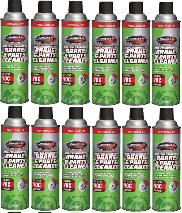 DENCO DISTRIBUTING, INC. Johnsens - 2417 Brake & Parts Cleaner - 14 OZ OTC Compliant (12)