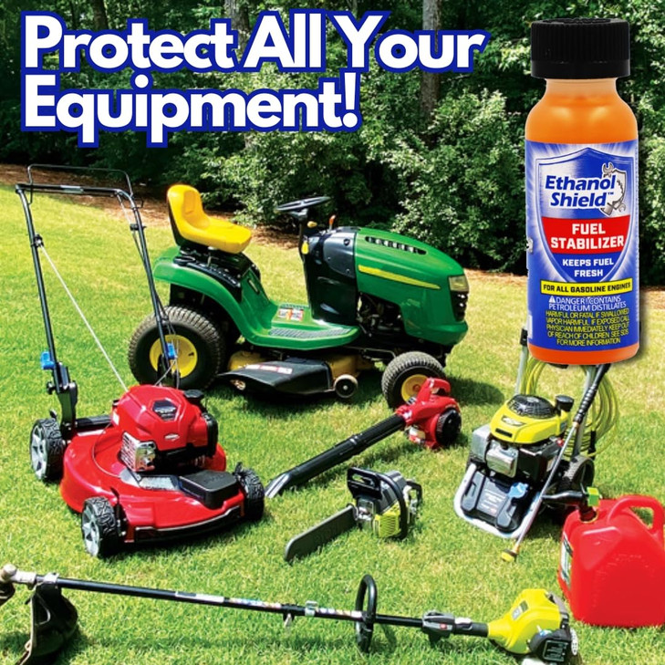 Ethanol Shield Fuel Stabilizer, 24 oz (2 Pack) Keeps Fuel Fresh, Gasoline Treatment Fuel Additive That Protects Fuel System, Gas Stabilizer for Fuel