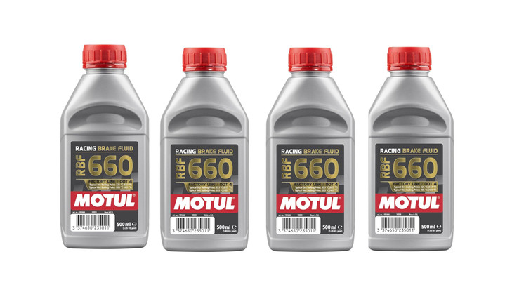 Motul RBF 660 - Racing DOT 4 Brake Fluid 500ml (Pack of 4)