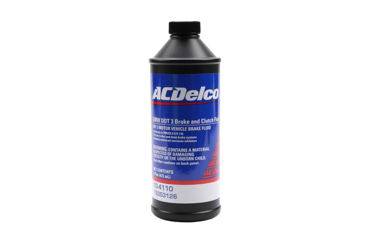 ACDelco GM Original Equipment 10-4110 (19353126) DOT 3 Hydraulic Brake Fluid - 16 oz
