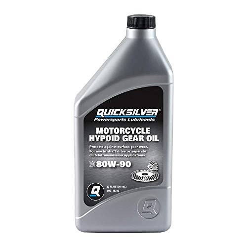 Quicksilver 80W-90 Motorcycle Hypoid Gear Oil, 1 Quart