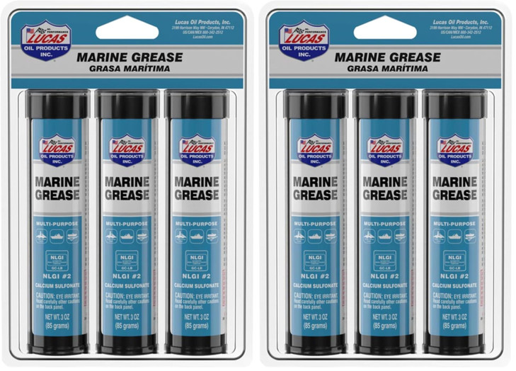 Lucas Oil 10682 Marine Grease 3 Ounce Combo Pack