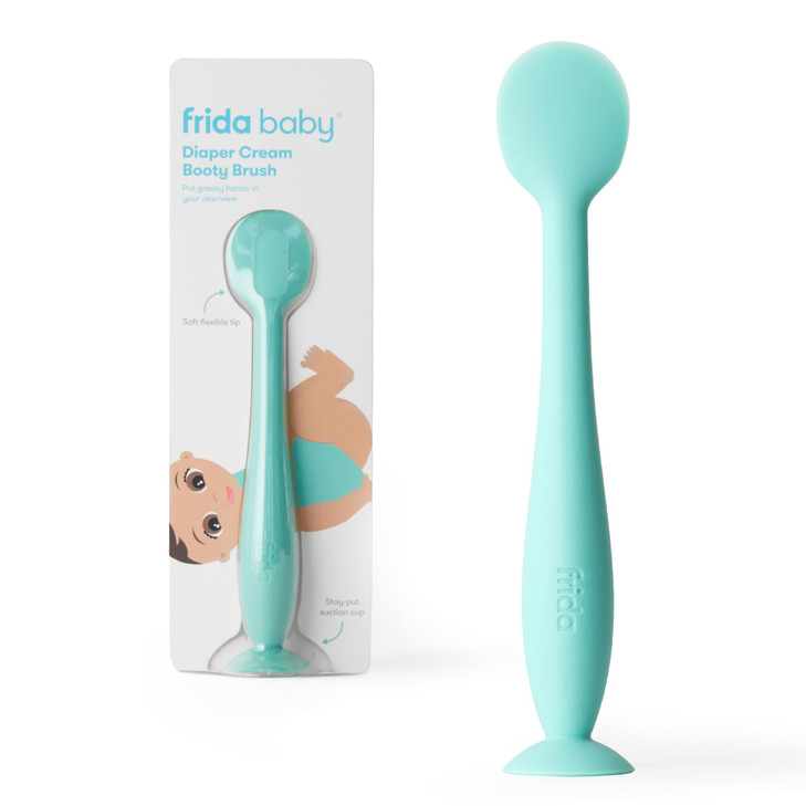 Frida Baby Diaper Cream Spatula, 100% Silicone Butt Spatula for Baby, Diaper Cream Applicator for Easy + Clean Use of Butt Paste & Diaper Rash Cream,
