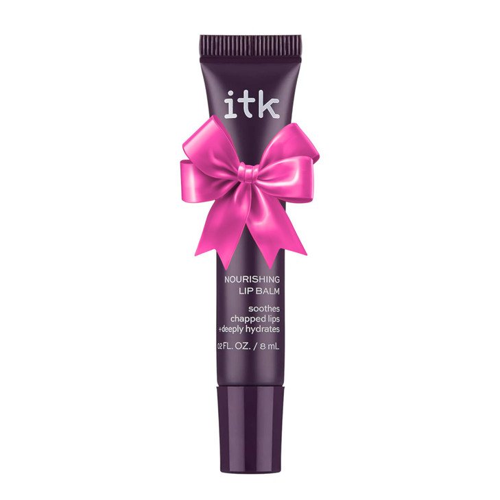 ITK Nourishing Lip Balm - Hydrate Dry, Chapped Lips with Shea Butter + Coconut Oil + Vitamin E - Moisturizes + Soothes Chapped Lips - Glossy, Fragran