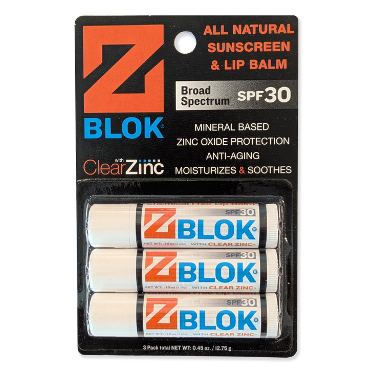 Z Blok Lip Balm & SPF 30 Sunscreen