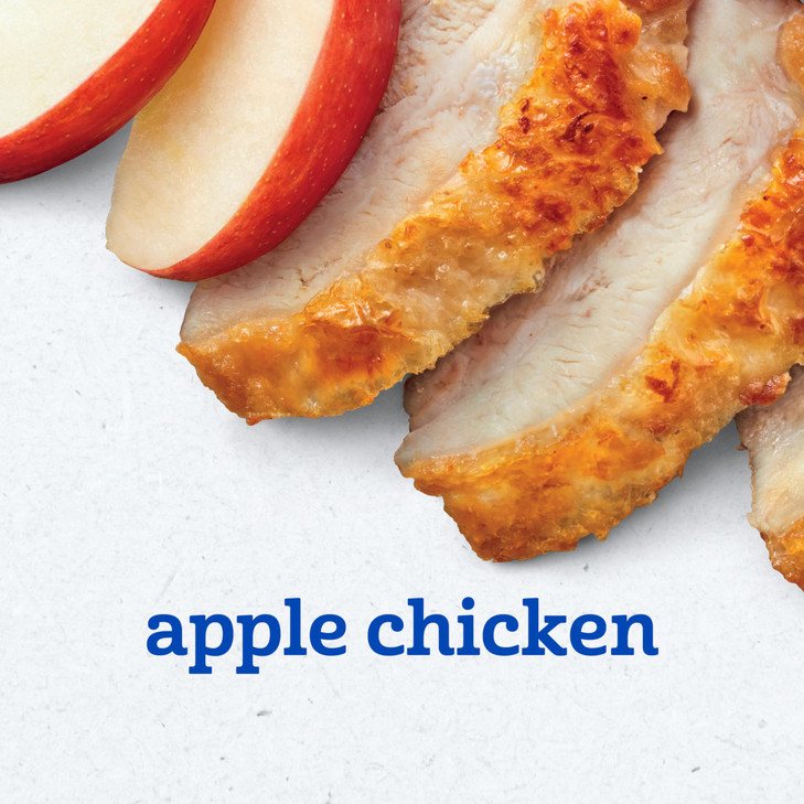 Gerber Stage 2 Baby Food, Apple Chicken, 4 oz Tub (16 Pack)