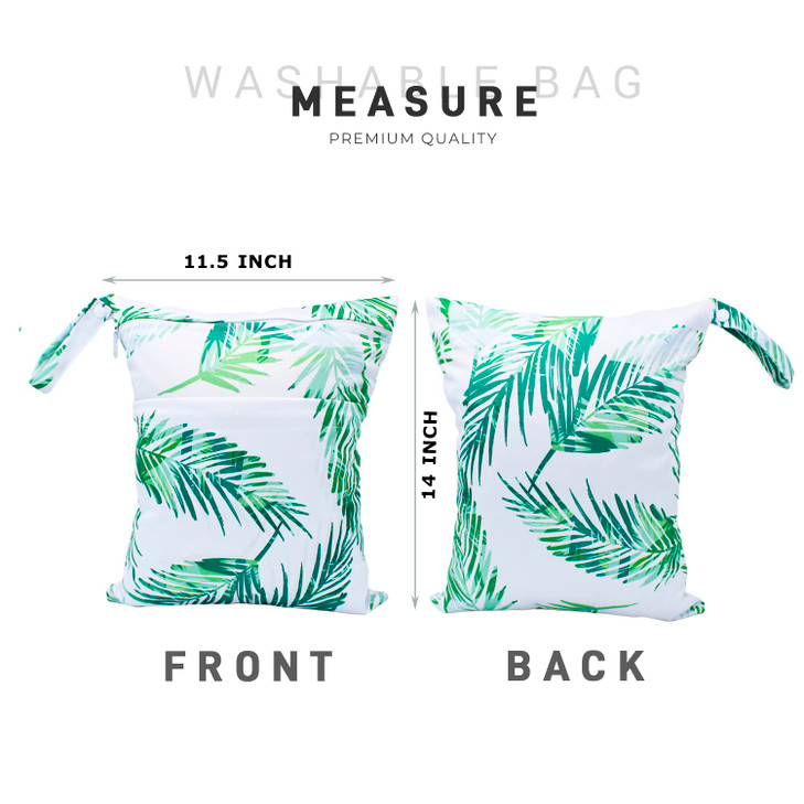 YULUONAPS Wet Dry Bag Waterproof Reusable Wet Bag for Swimsuit, Travel, Beach, Pool, Bathing, Diapers, Dirty Yoga Gym Clothes Toiletries Daycare Orga