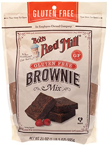 Bobs Red Mill Gluten Free Brownie Mix, 21 Oz Bag (Pack of 1) - Kosher