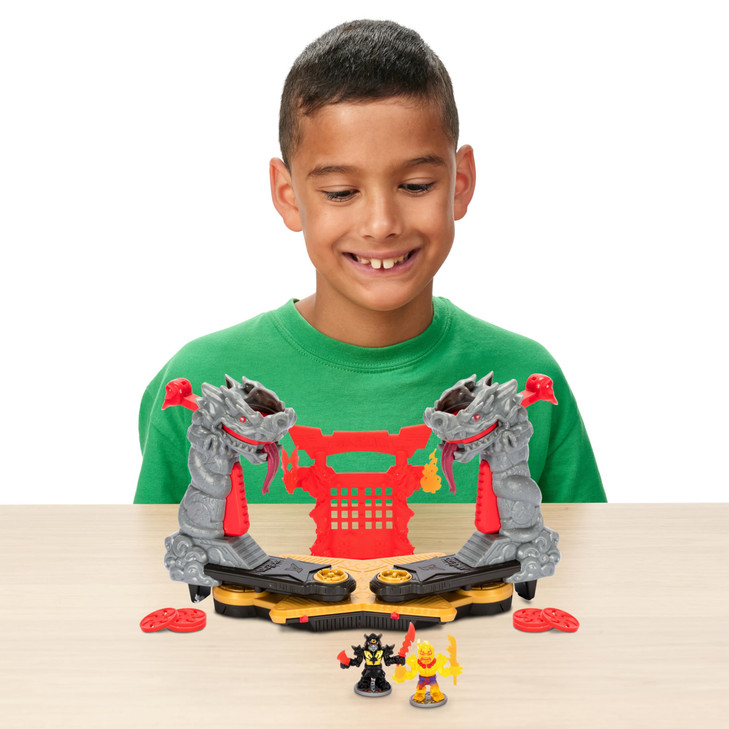 Legends of Akedo Ninja Fury Ninja Star Battle Arena - New Ninja Star Shooter Controllers, Over 35 Sound Effects, Includes 2 Exclusive Warriors, Weapo