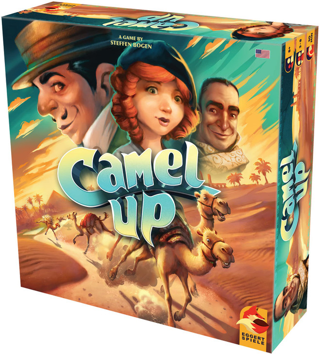 Camel Up (Second Edition) - Exciting Camel-Racing Betting Strategy Game! Fun Family Game for Kids & Adults, Ages 8+, 3-8 Players, 30-45 Minute Playti