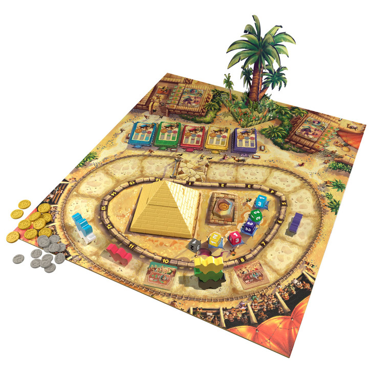 Camel Up (Second Edition) - Exciting Camel-Racing Betting Strategy Game! Fun Family Game for Kids & Adults, Ages 8+, 3-8 Players, 30-45 Minute Playti