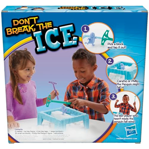 Hasbro® Dont Break The Ice Game, Classic Version for Ages 3+ Years, 2-4 Players