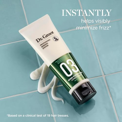 Dr. Groot Bond Fortifying Conditioner, With Keratin and Silk Protein, Clinically Proven to Repair and Thicken Dry, Thin or Damaged Hair, Kbeauty, Kor